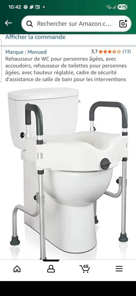 Rehausseur de 11 cm avec poignées, NEUF, pour wc, Enlèvement, Neuf