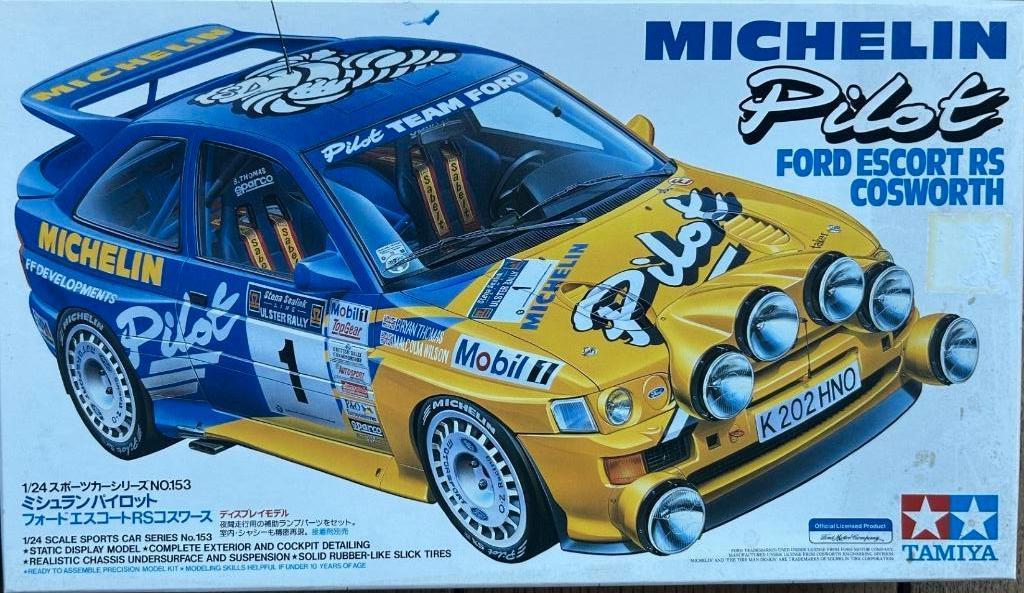 MICHELIN PILOT Ford Escort RS Cosworth Schaal 1:24, Hobby en Vrije tijd, Auto, Groter dan 1:32, Nieuw, Ophalen of Verzenden
