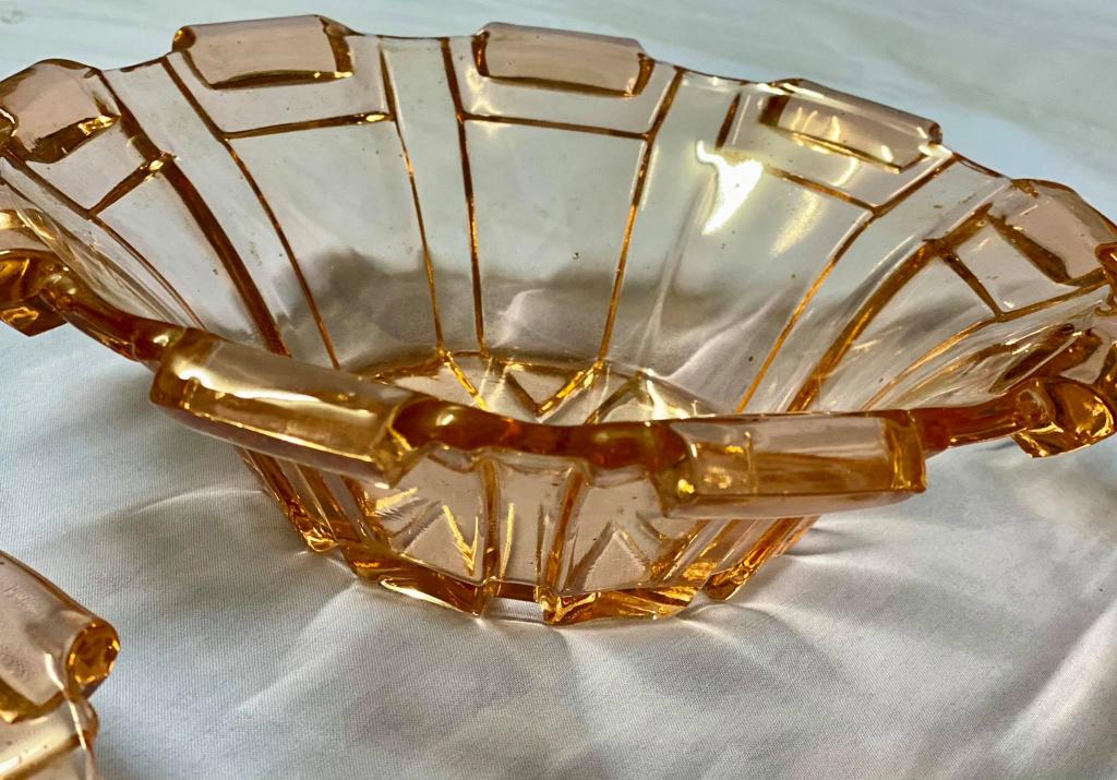 Art Deco kom en bord Josef Inwald Teplice zeldzaam, Enlèvement ou Envoi