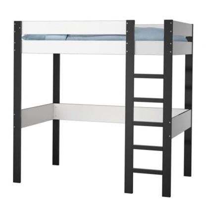 Hoogslaper STORA Ikea, zwart, Enlèvement, Utilisé, Lit mezzanine