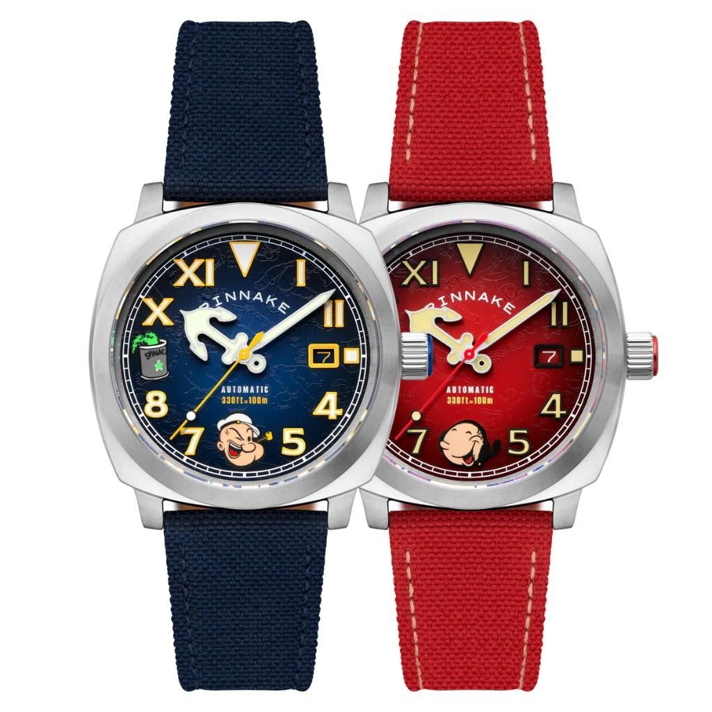 Montre Spinnaker Popeye et Olive 2026 Neuve 300 Ex. Pr., Autres marques, Acier, Enlèvement, Acier