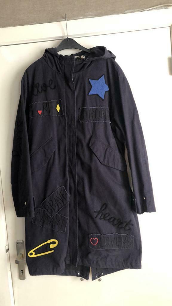 Blauwe parka met kap Zara maat M, Ophalen of Verzenden, Nieuw