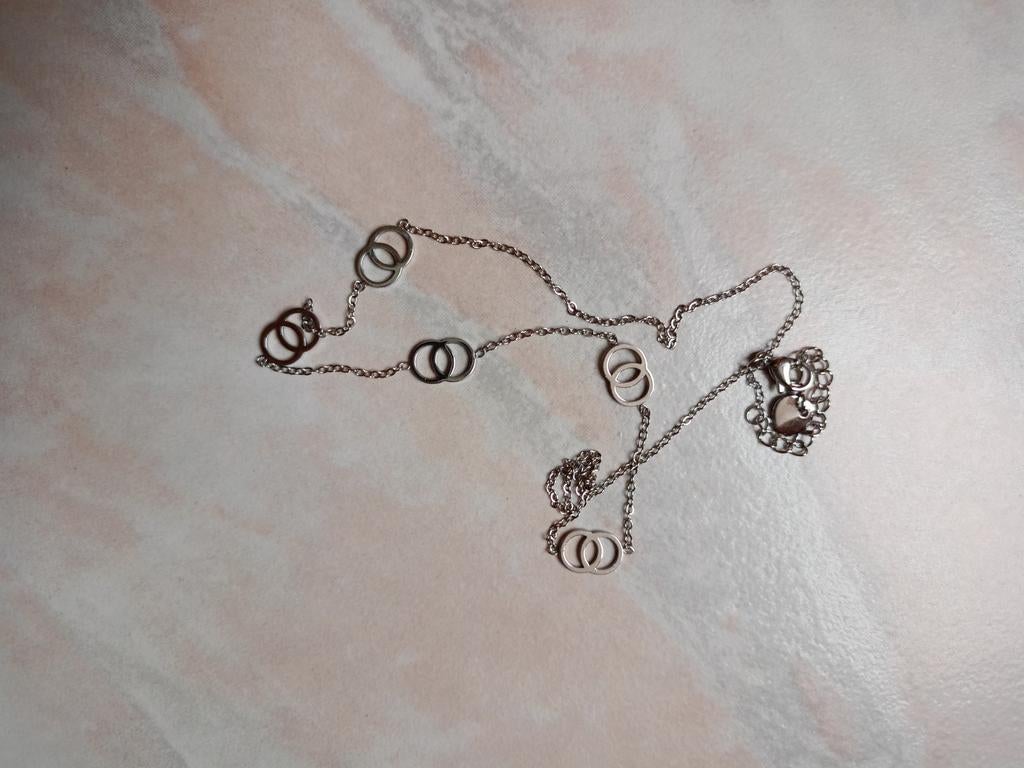 Collier en acier, Neuf, Enlèvement ou Envoi, Argent, Autres matériaux