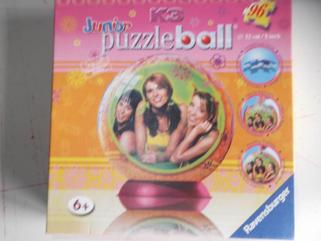 Puzzelbal K3, Ophalen of Verzenden, Meer dan 50 stukjes, Gebruikt, 4 tot 6 jaar