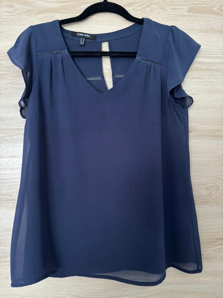 Mt 40 Marie Méro dames bloesje, Maat 38/40 (M), Blauw, Marie Méro, Ophalen of Verzenden
