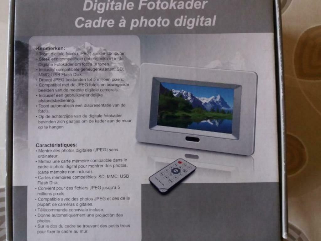 Fotokader digitaal Zilver, Ophalen, Zo goed als nieuw