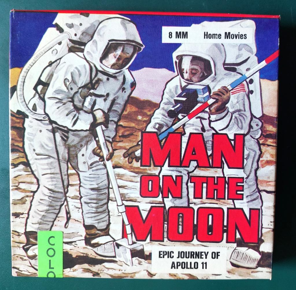 Man on the Moon color film 8mm, Verzamelen, Ophalen of Verzenden, Zo goed als nieuw, Film