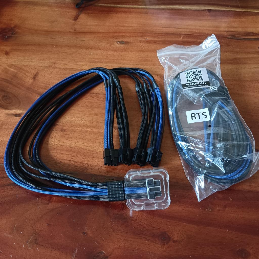 CableMod RT-Series Pro ModMesh Sleeved 12VHPWR StealthSense, Informatique & Logiciels, Enlèvement ou Envoi, Comme neuf, Autres types
