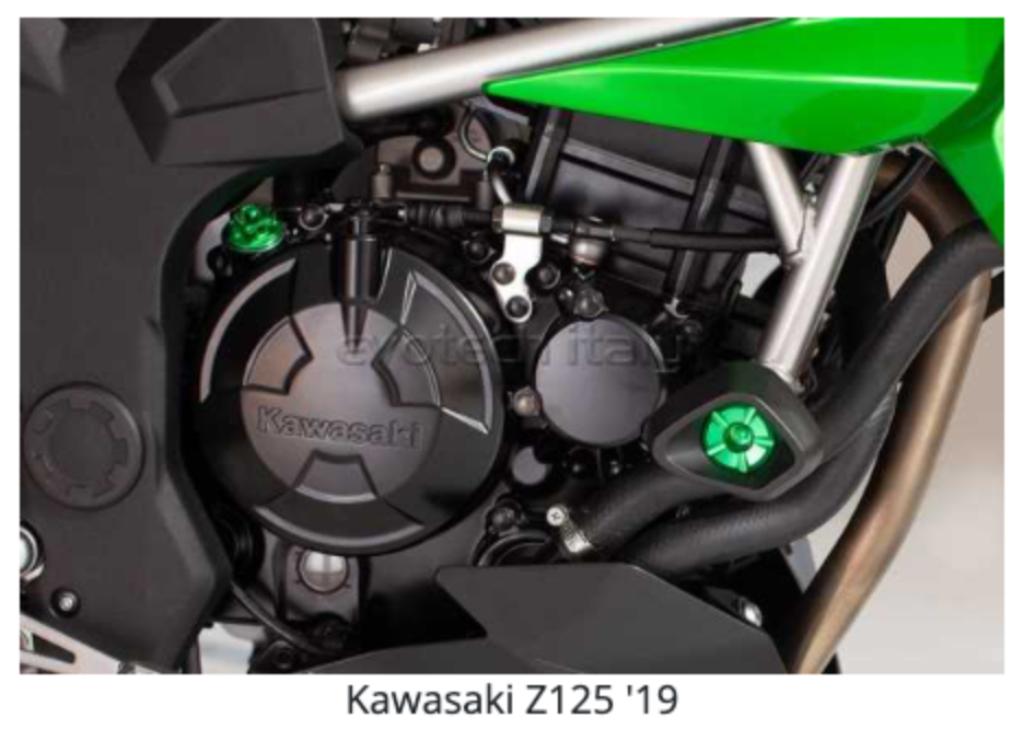 Sliders de cadre antichoc pour Kawasaki Z 125 '19-'22, Enlèvement ou Envoi, Neuf