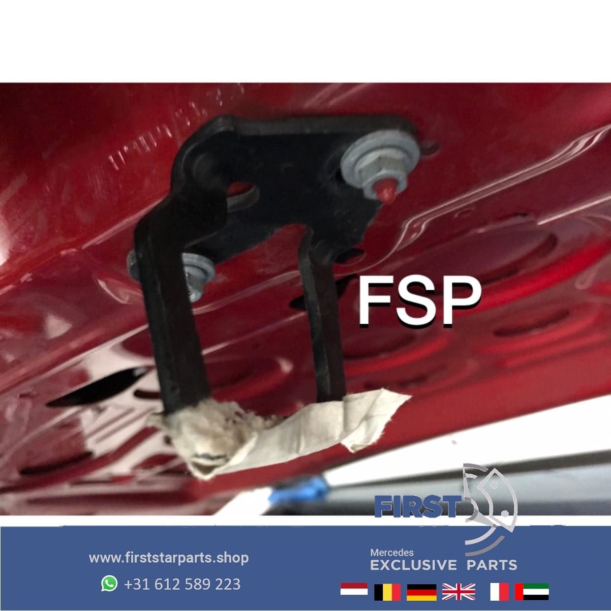 Motorkap Slot haak Mercedes W176 A W246 B W117 CLA W156 GLA, Gebruikt, -, Ophalen of Verzenden, -