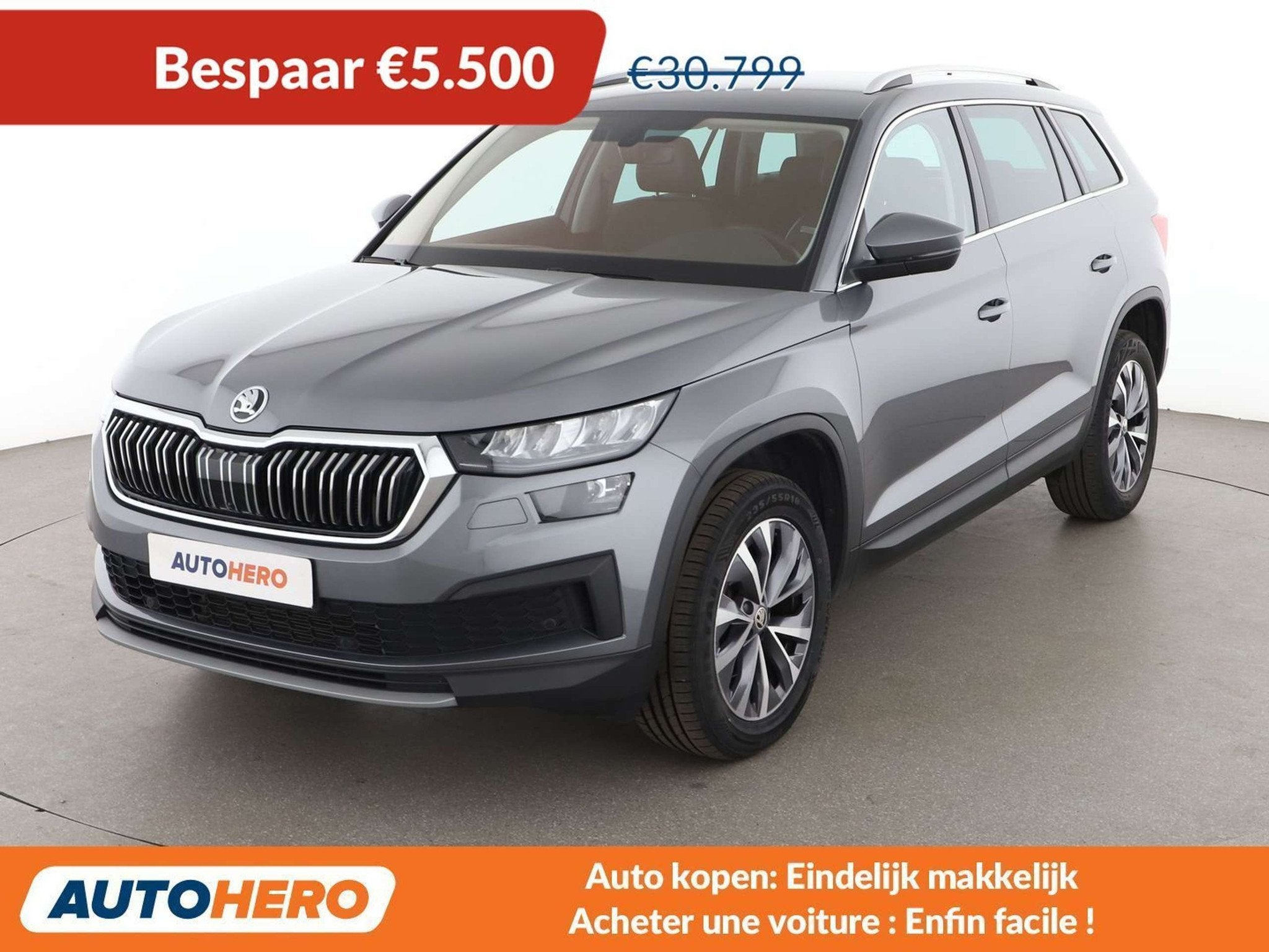 Skoda Kodiaq 2.0 TDI Style (année de construction 2022), Argent ou Gris, Achat, Noir, Automatique