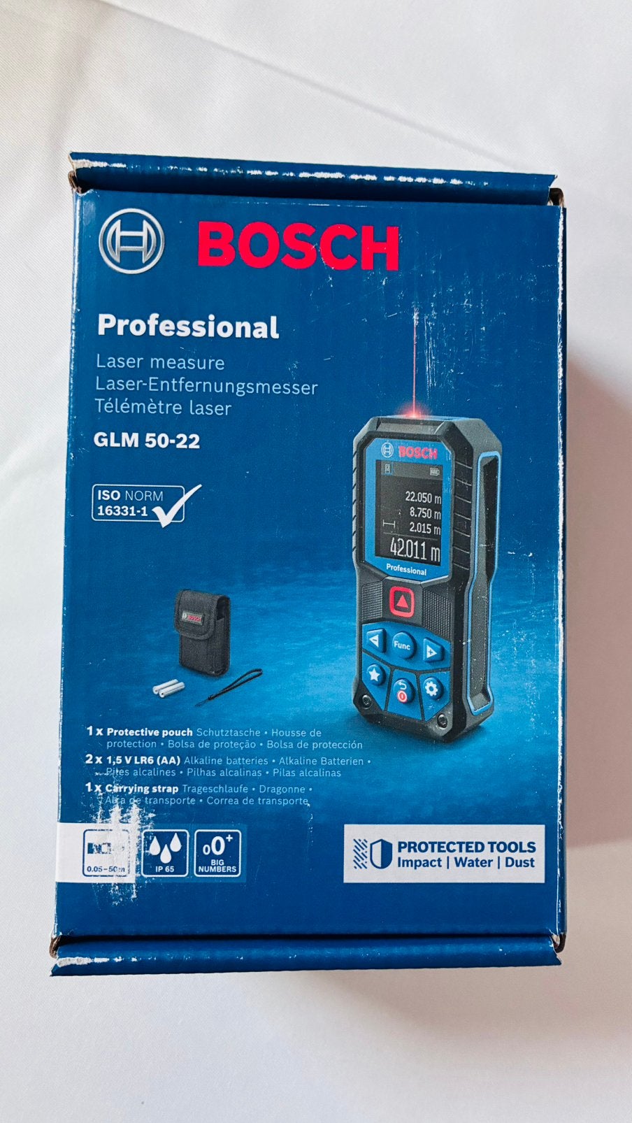 télémètre laser Bosch Professional GLM 50-22, Ophalen, Nieuw, Afstand