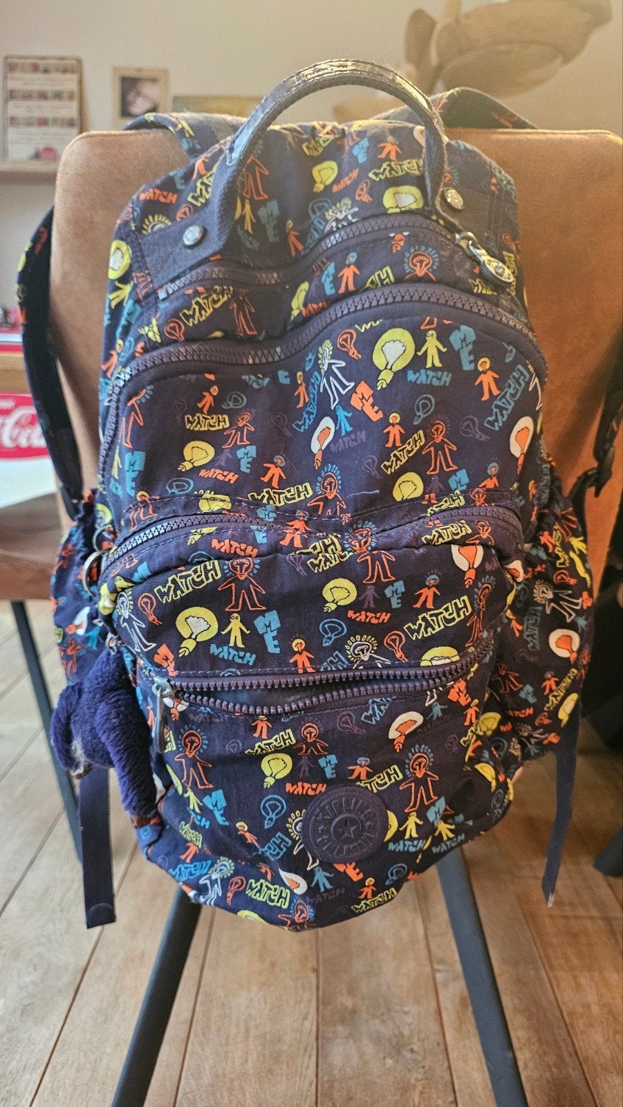 kipling schooltas, Handtassen en Accessoires, Tassen | Rugtassen, Ophalen, Gebruikt, Kipling