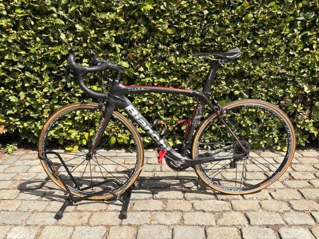Bianchi Oltre XR1 carbon racefiets maat 52 – Campagnolo, Gebruikt, Velgrem, 49 tot 53 cm, Overige maten