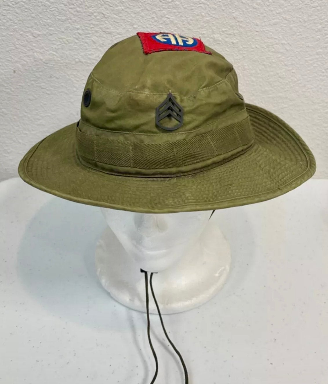 US Army 82nd Airborne Jungle hat Vietnam !, Verzamelen, Ophalen of Verzenden