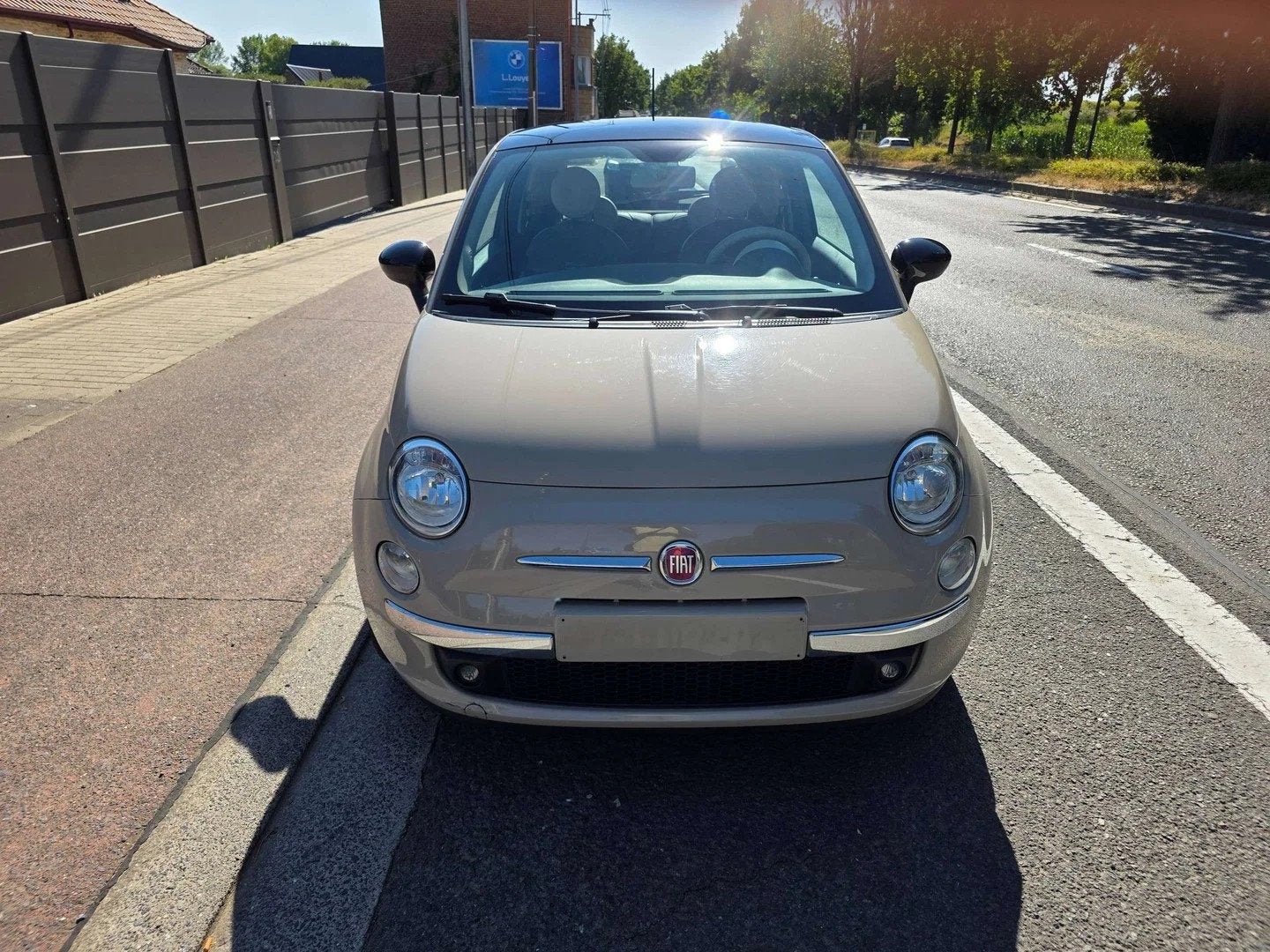 Fiat 500 1.2i La petite Robe noire MTA AUTOMAAT 1EIG. ZEER, Auto's, Fiat, Automaat, 4 zetels, Gebruikt, 4 cilinders