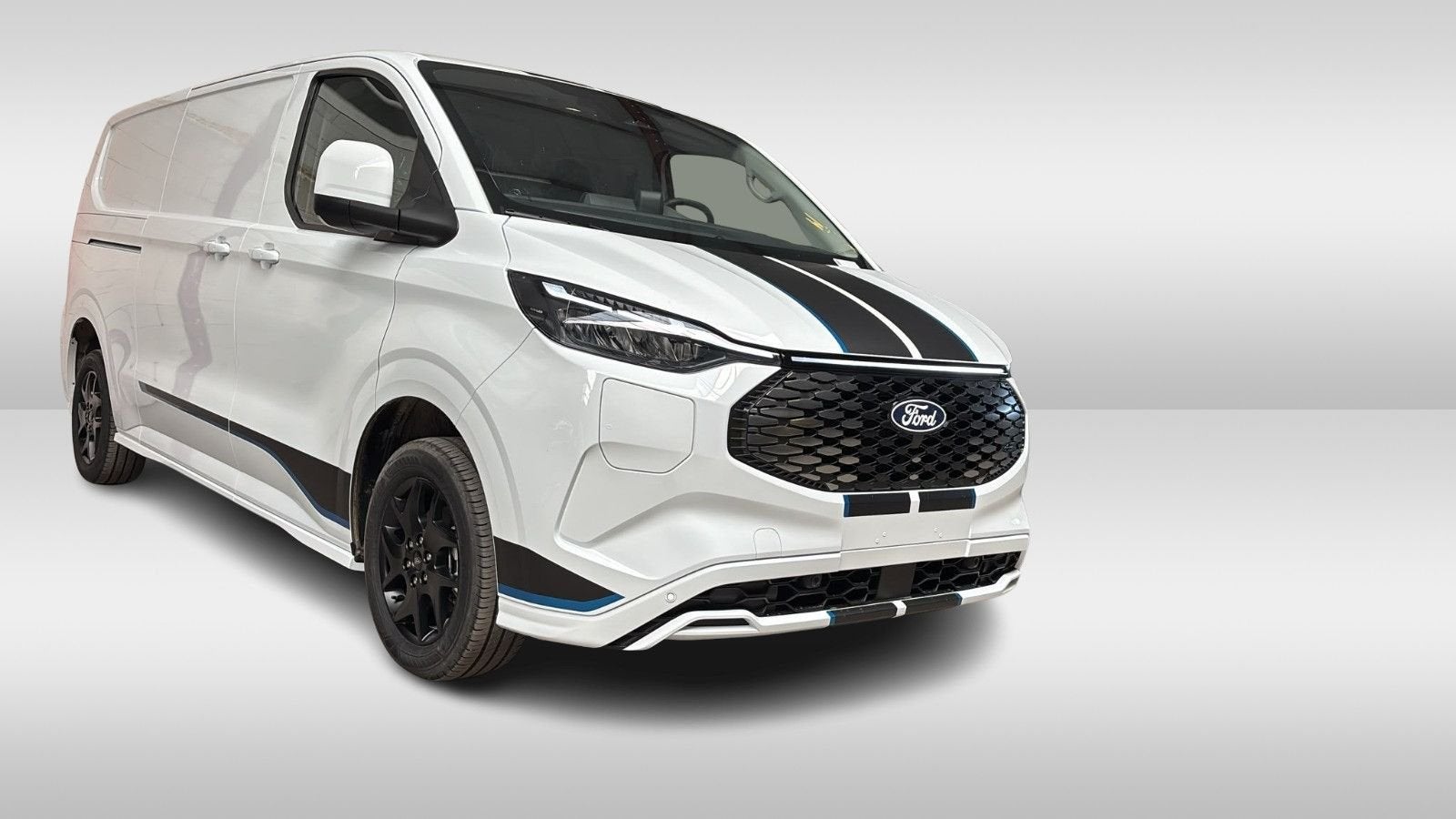 Ford E-Transit Custom L2 H1 Sport 71 kWh 2x Schuifdeur (Word, Automaat, Wit, Elektrisch, Parkeersensor