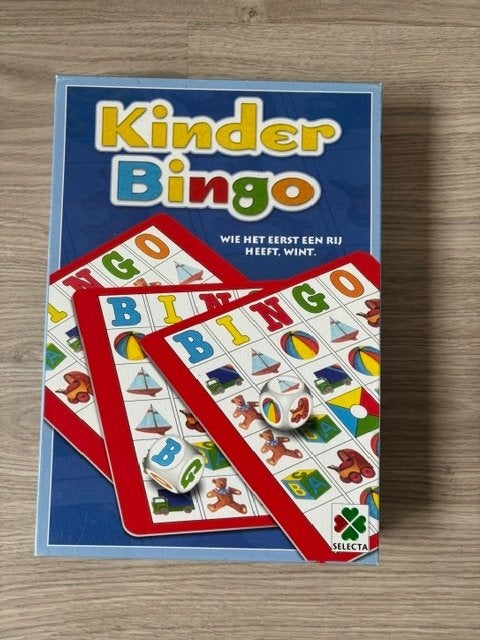 Kinderbingo, Vijf spelers of meer, Ophalen, Gebruikt