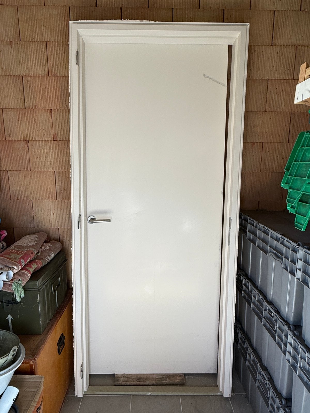 Binnendeur, Doe-het-zelf en Bouw, Gebruikt, Overige typen, 150 tot 225 cm, Hout