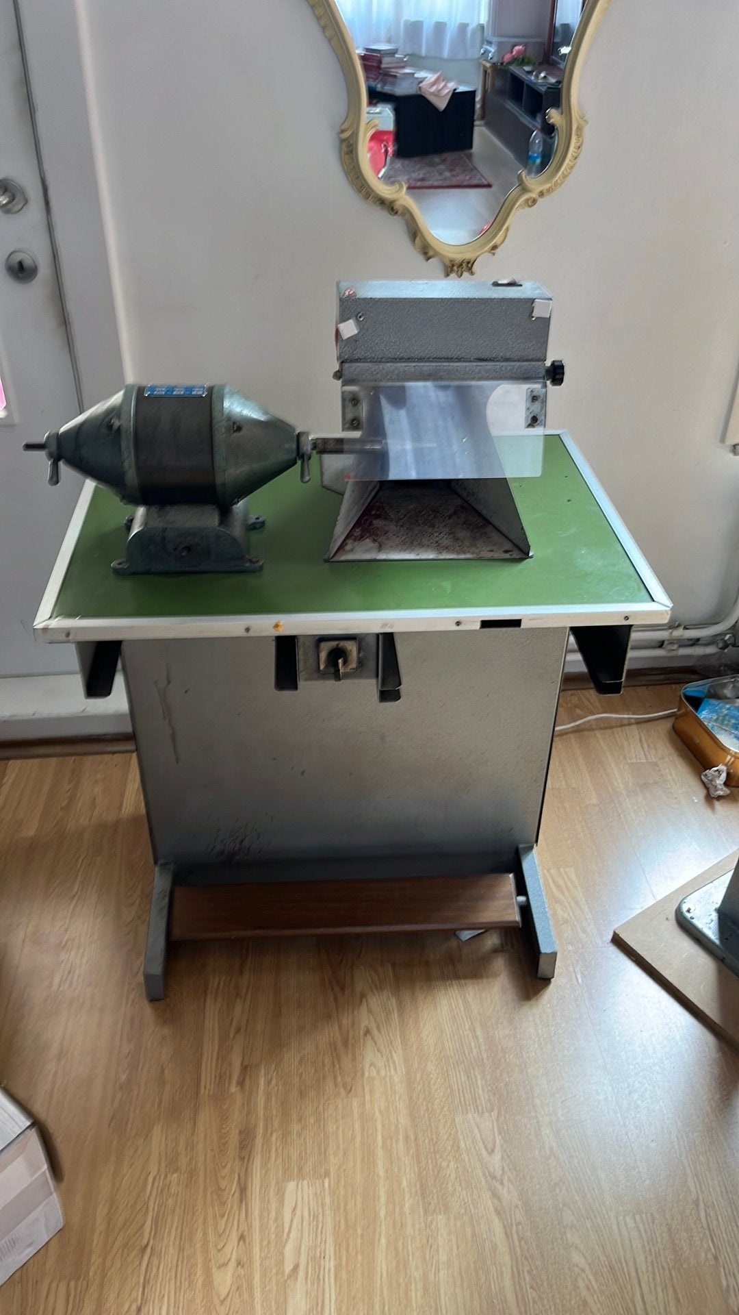 Polijstmachine, Ophalen