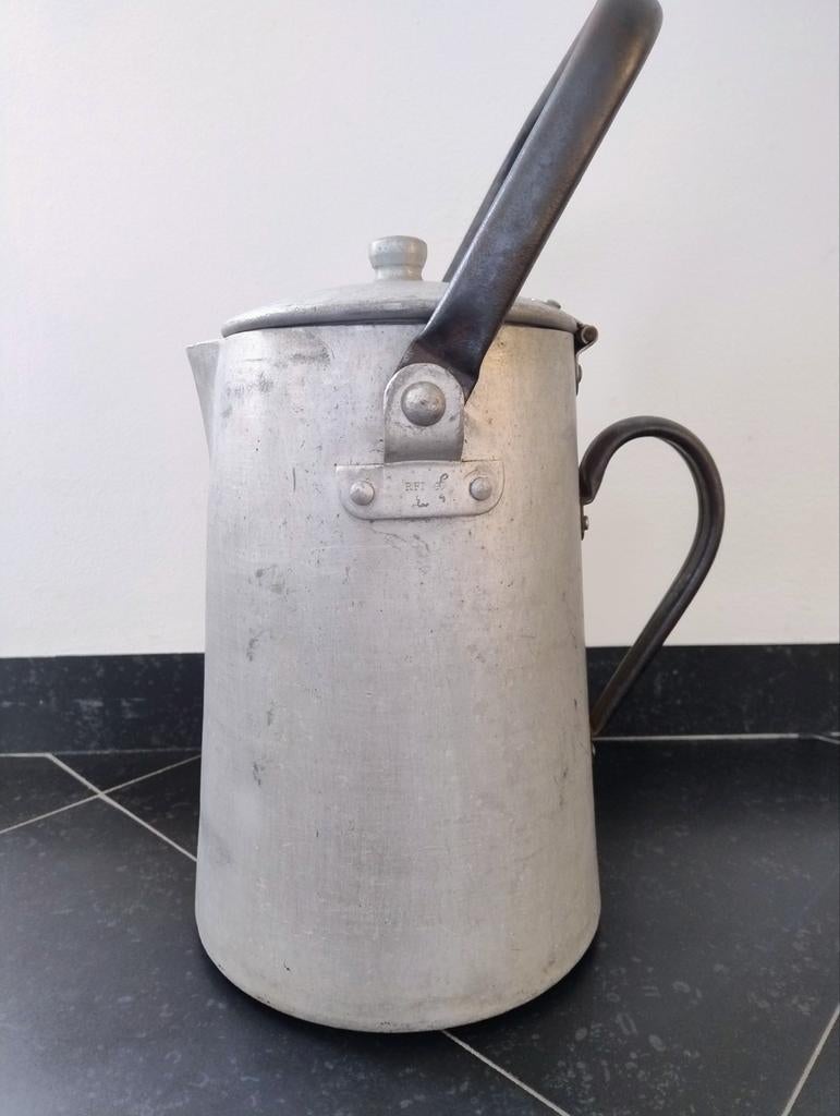 Wehrmacht Luftwaffe waterkan  wasserkanne - Aluminium RFI 40, Ophalen of Verzenden, Landmacht, Overige typen