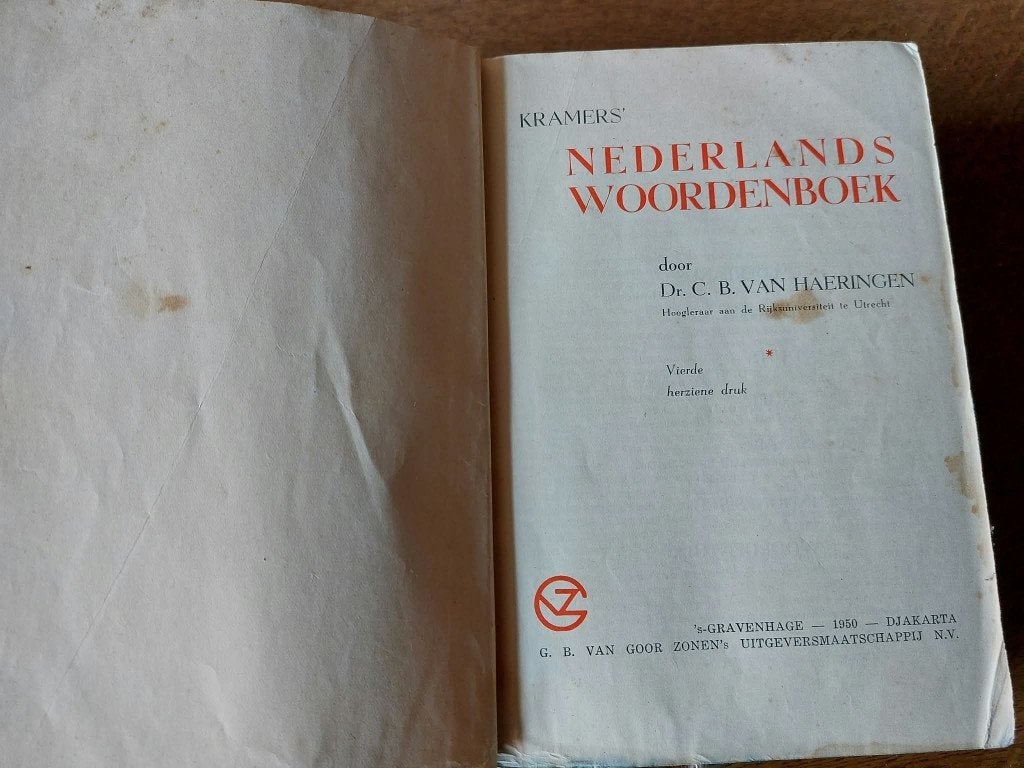 Kramers woordenboek in gebruikte staat, Enlèvement, Utilisé, Kramers
