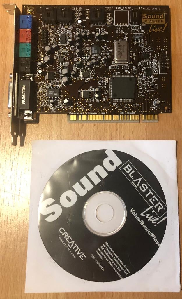 Sound Blaster Creative Labs Live! (CT4670), Informatique & Logiciels, Cartes son, Neuf, Interne, Enlèvement