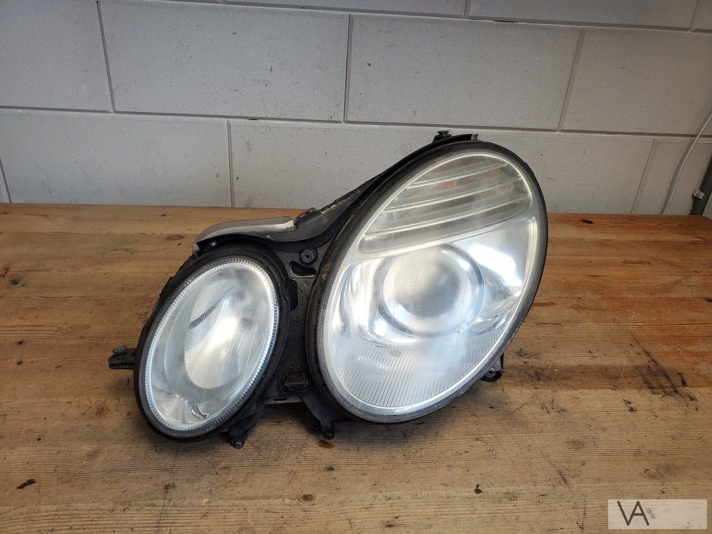 Mercedes E klasse W211 2005 - 2009 koplamp links FACELIFT, Auto-onderdelen, Verlichting, Gebruikt, -, Ophalen of Verzenden, -