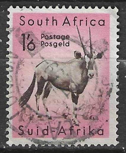 Zuid-Afrika 1954 - Yvert 211 - Kaapse Grysbok. (ST), Postzegels en Munten, Postzegels | Afrika, Verzenden, Zuid-Afrika, Gestempeld