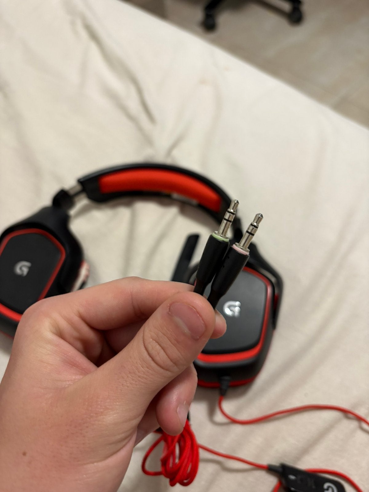 Casque pc ou console Logitech, Computers en Software, Headsets, Ophalen of Verzenden, Zo goed als nieuw