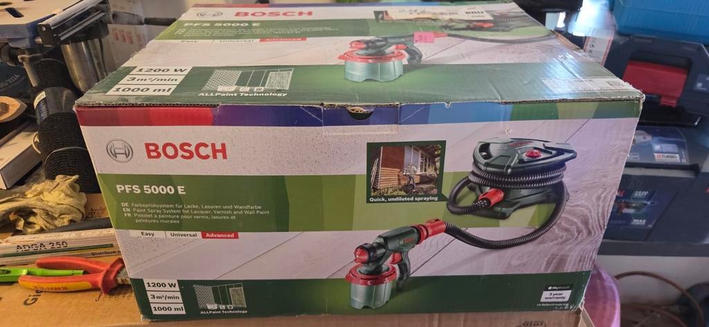 PFS 5000E bosch pistolet peinture, Enlèvement