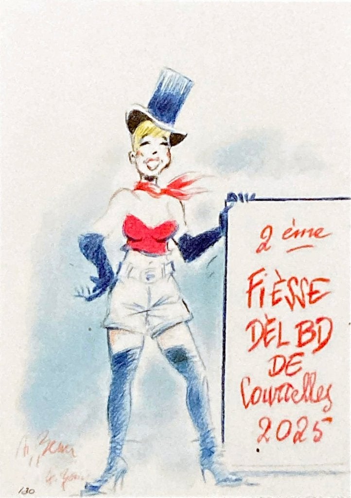 Benn André , ex-libris, Signé et N /30 , en A4, Enlèvement ou Envoi, Neuf
