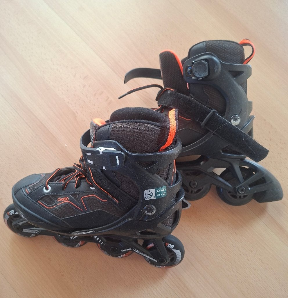 Rolschaatsen , maat 32-35, Ophalen, Gebruikt