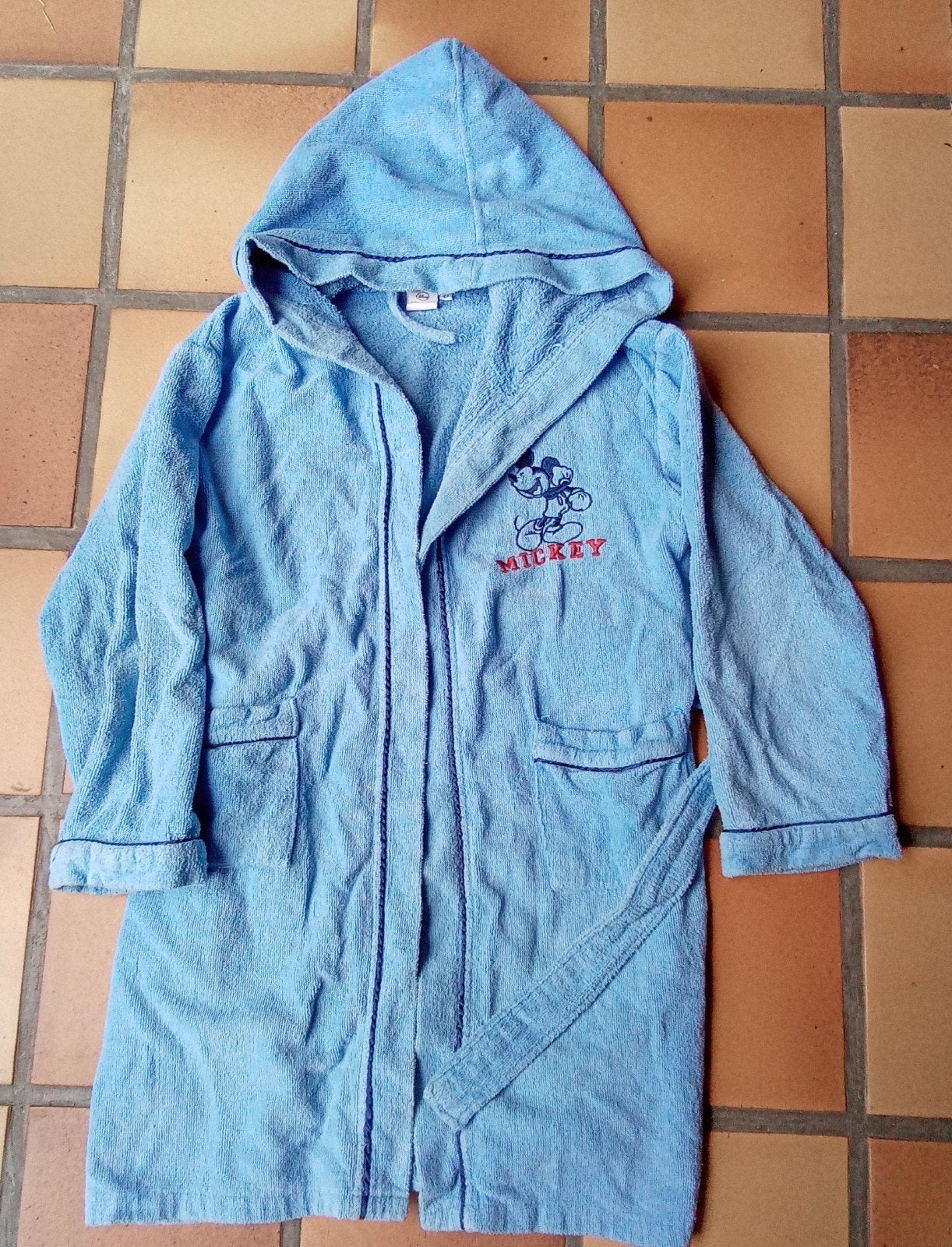 Badjas Mickey mouse M140-152, Disney, Overige typen, Ophalen of Verzenden, Zo goed als nieuw