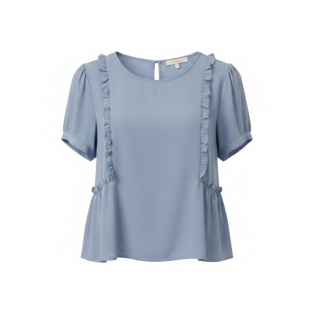 Blouse MINT&BERRY taille 38 en bon état, Taille 38/40 (M), Enlèvement ou Envoi, Comme neuf, Bleu