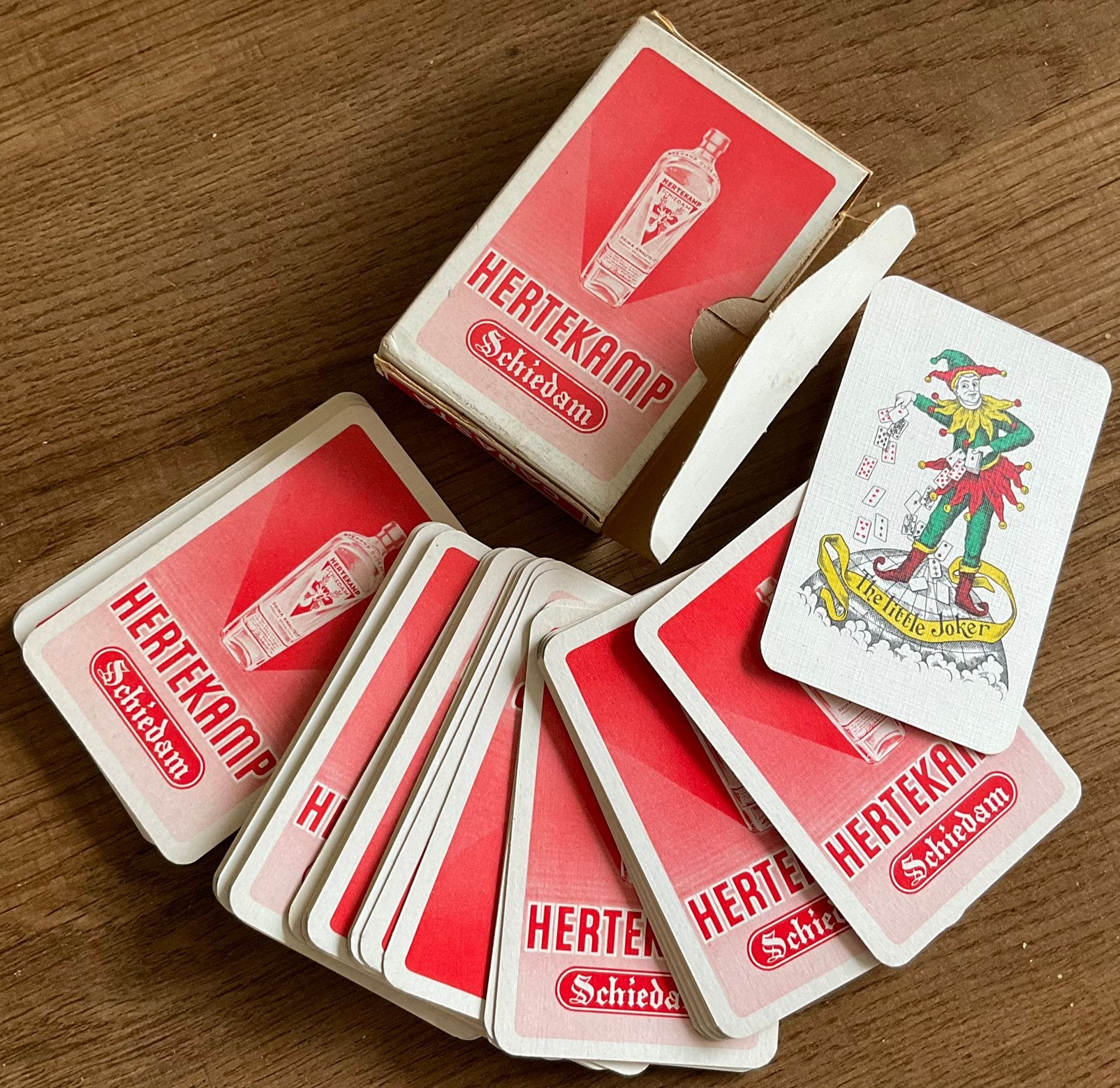 Ancien jeu de cartes HERTEKAMP/SCHIEDAM, Collections, Enlèvement ou Envoi, Comme neuf, Carte(s) à jouer