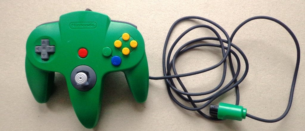 Originele Controller Groen voor de Nintendo 64, Games en Spelcomputers, Ophalen of Verzenden, Zo goed als nieuw