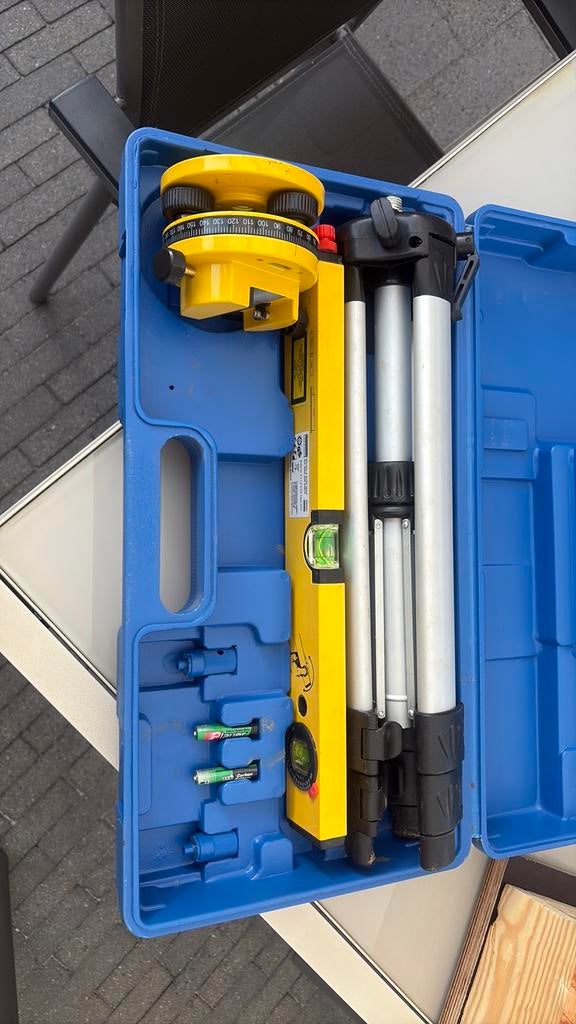 Powerfix laserwaterpas, Doe-het-zelf en Bouw, Ophalen of Verzenden, Zo goed als nieuw