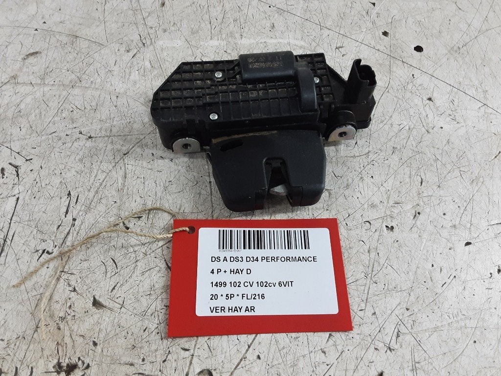 ACHTERKLEPSLOT DS DS 3 / Crossback (UC / UJ / UR), Gebruikt, Achterklep, Overige automerken, Mevr. I. Hauben