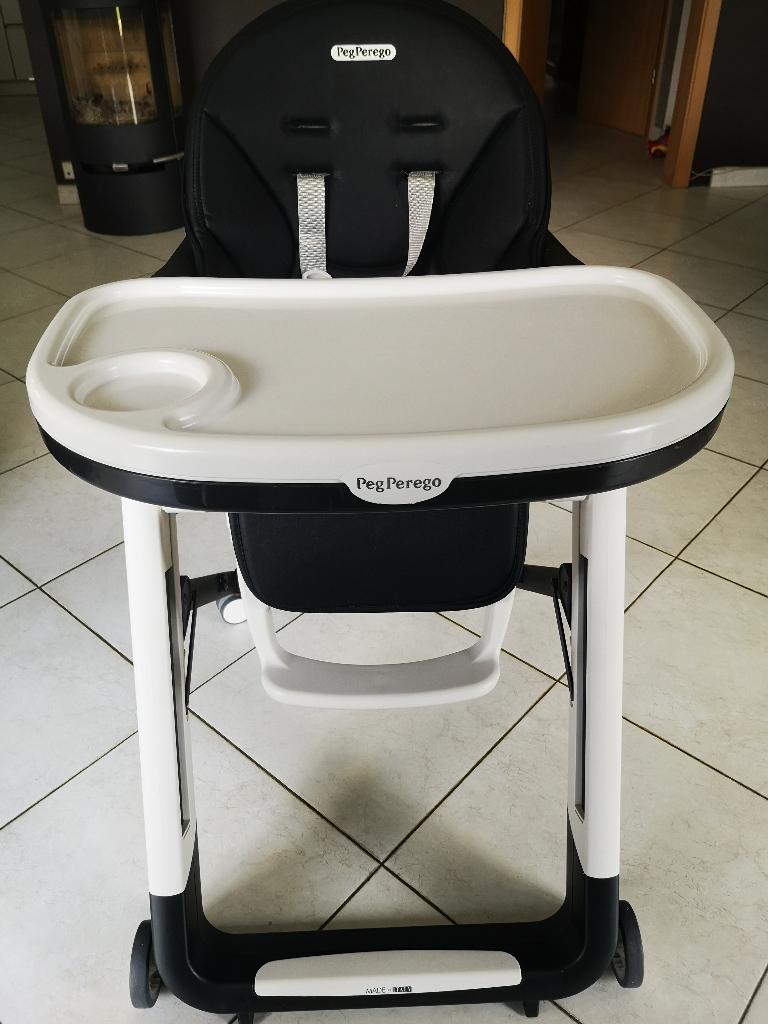 Chaise haute peg Perego siesta, Enlèvement, Comme neuf, Chaise de table