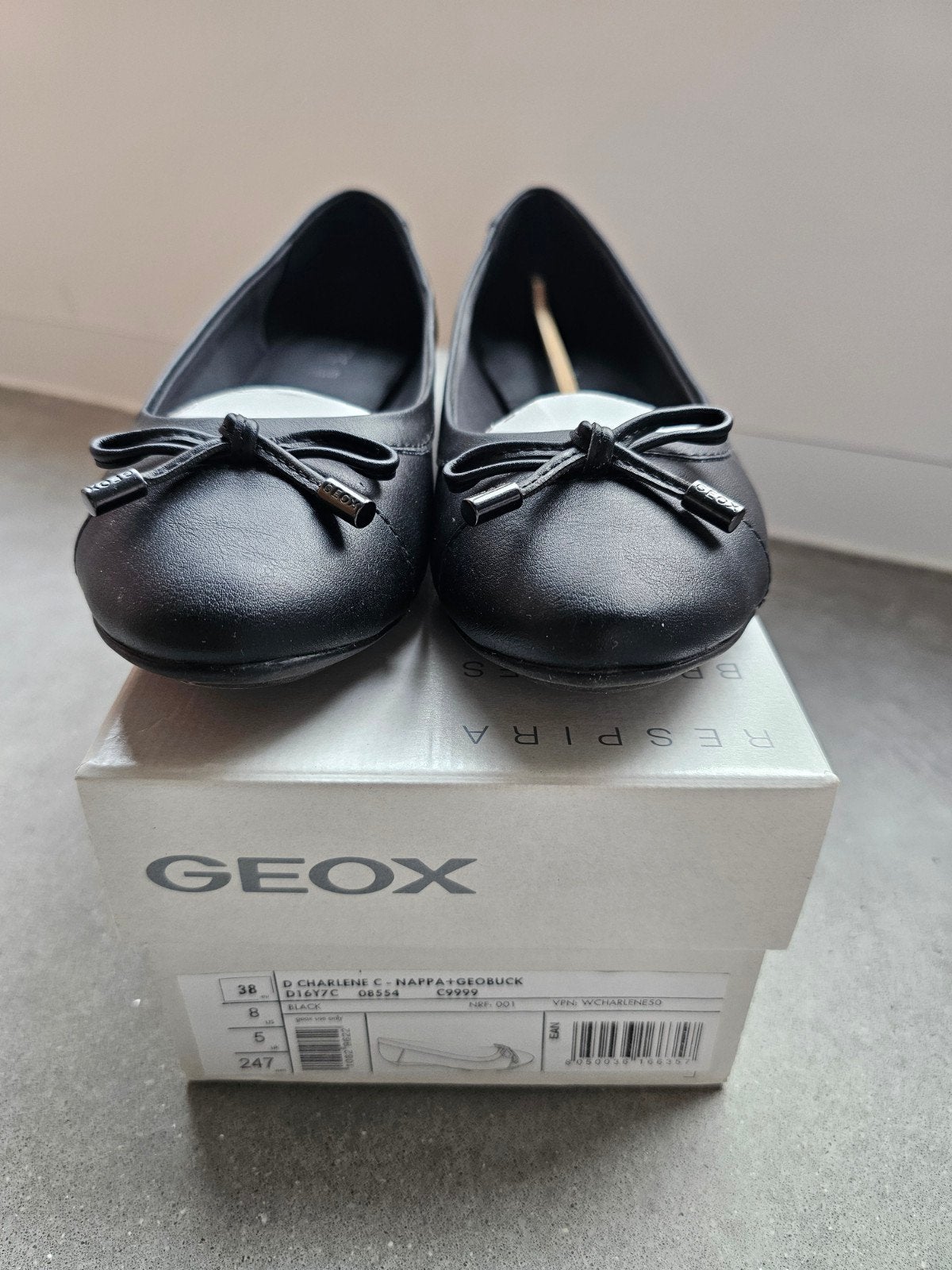 Ballerina's Geox, Kleding | Dames, Schoenen, Zwart, Ballerina's, Zo goed als nieuw, Ophalen