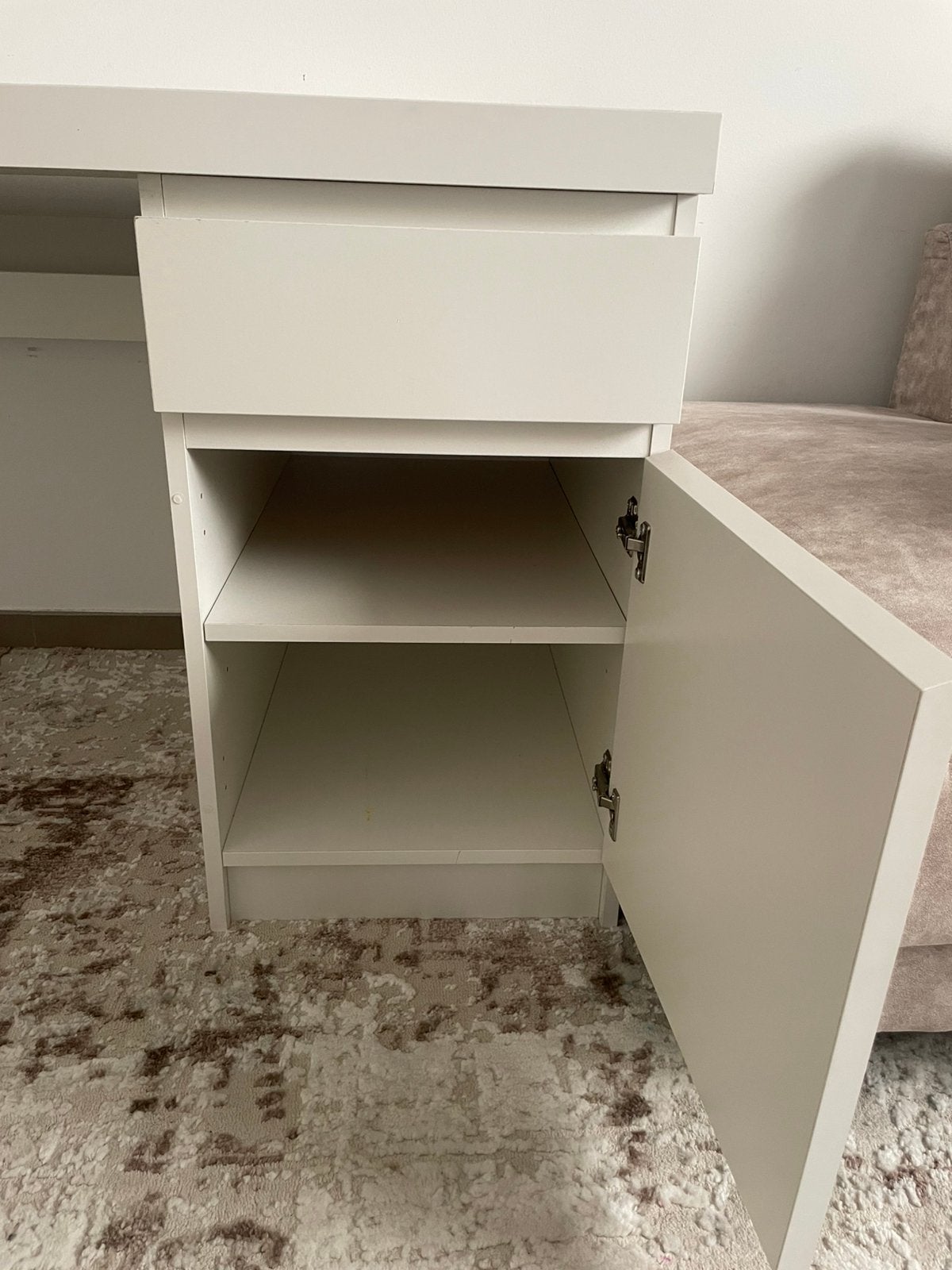 Ikea MALM - bureau, Ophalen, Demontabel, Gebruikt, IKEA