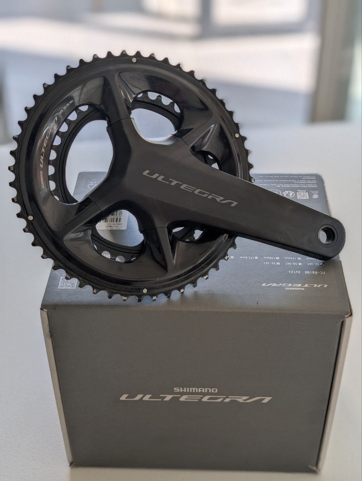 Crankset Shimano Ultegra FC-R8100
Zo goed als nieuw, Ophalen of Verzenden