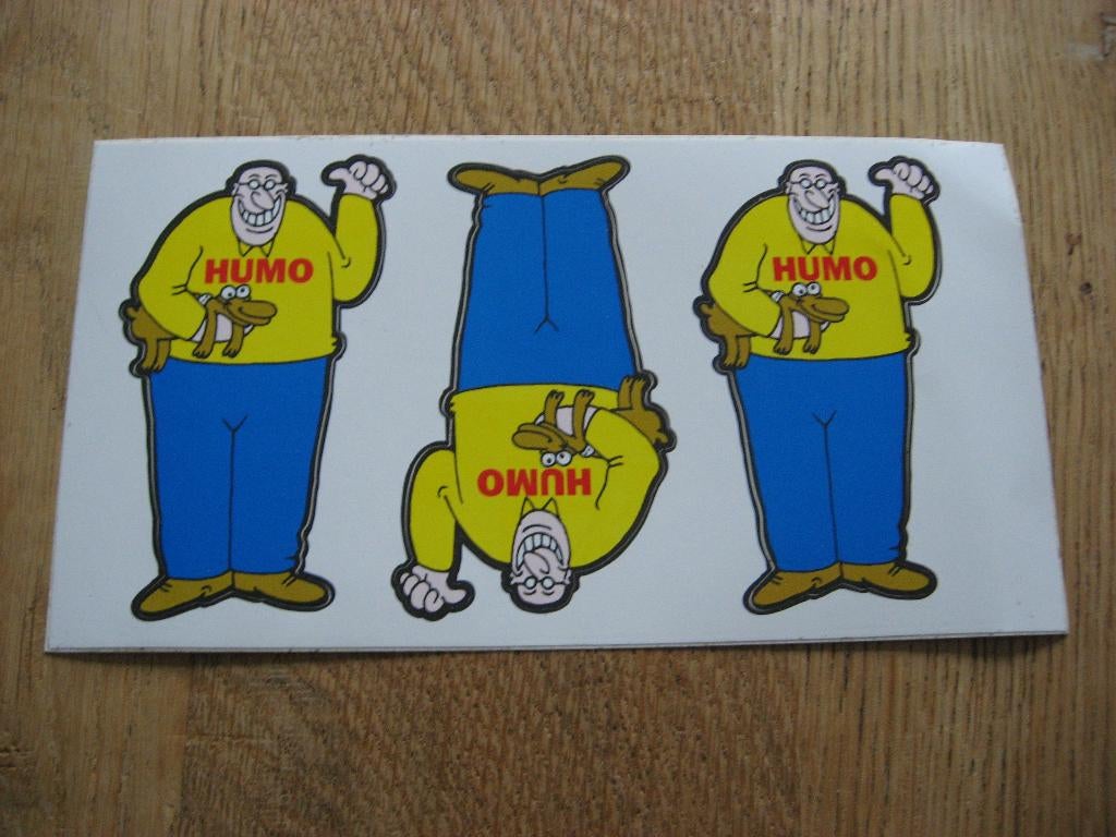Humo 19 x 10,5 cm Stickers, Ophalen of Verzenden, Nieuw, Overige typen