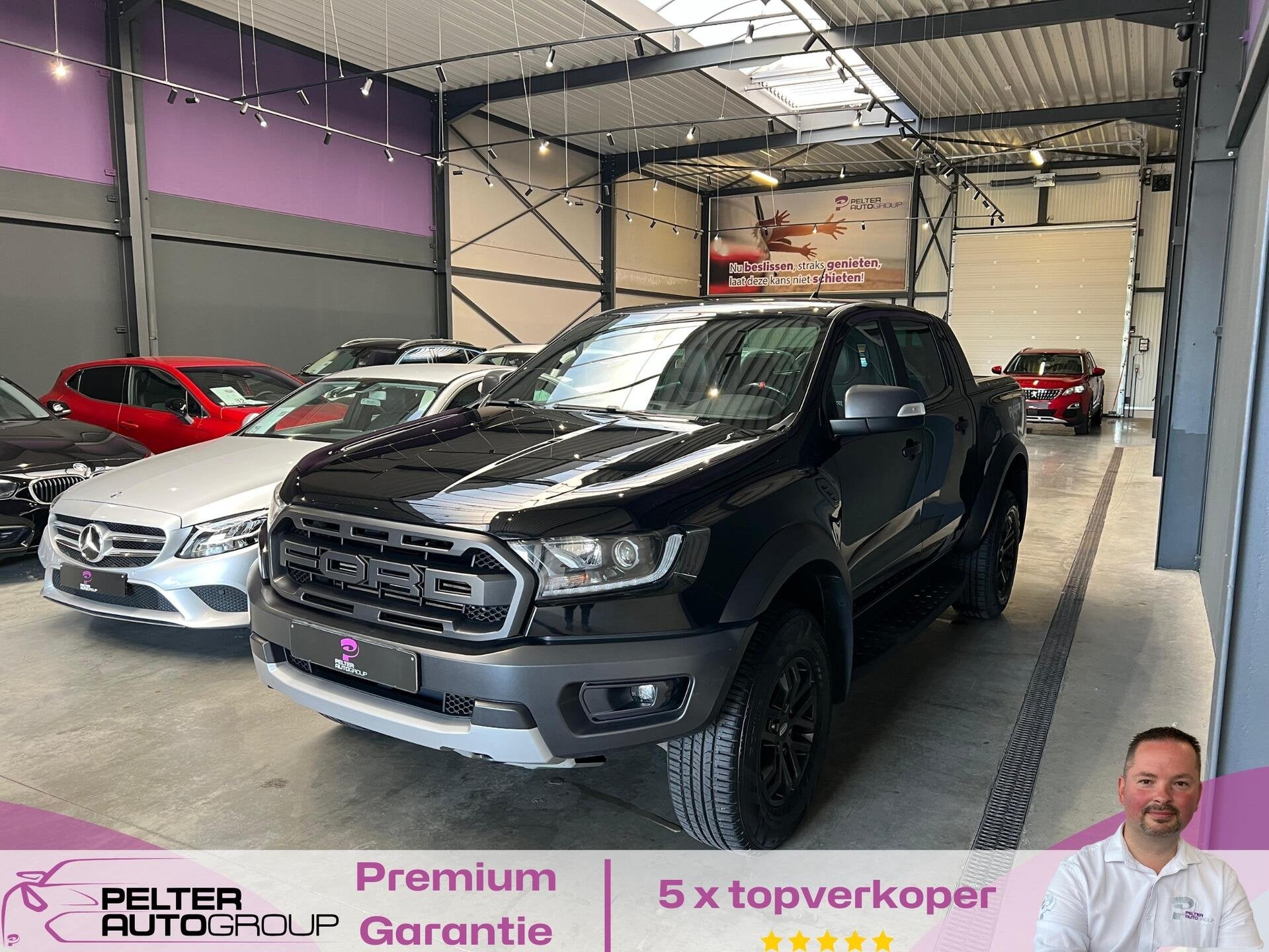 Ford Ranger Raptor 2.0BiT Automaat 213PK Full!, Auto's, https://public.car-pass.be/vhr/1d3fce70-3852-4828-9d38-0552b0ad369d, 4 cilinders