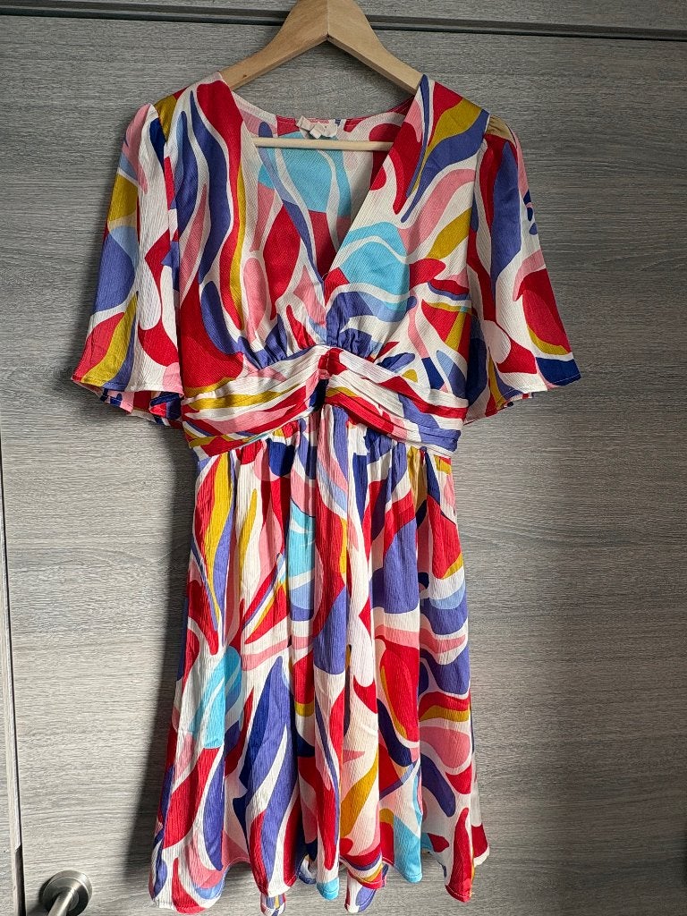 Robe Y’coo, Taille 38/40 (M), Au-dessus du genou, Comme neuf, Multicolore