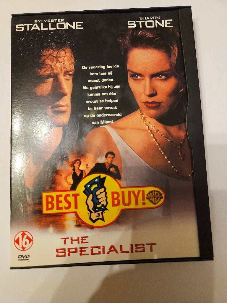 The Specialist DVD - Sylvester Stallone, Enlèvement ou Envoi, Thriller d'action, À partir de 16 ans, Néerlandais