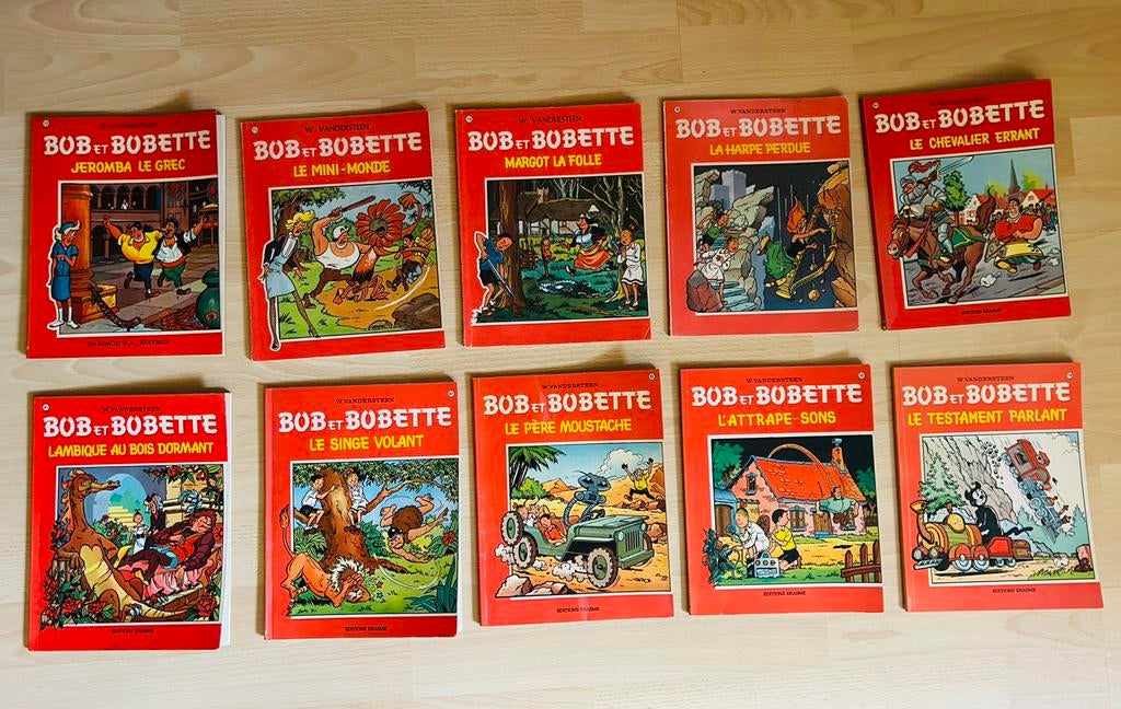 Vandersteen 10x Bob et Bobette - EO 1967-1971, Enlèvement ou Envoi, Comme neuf
