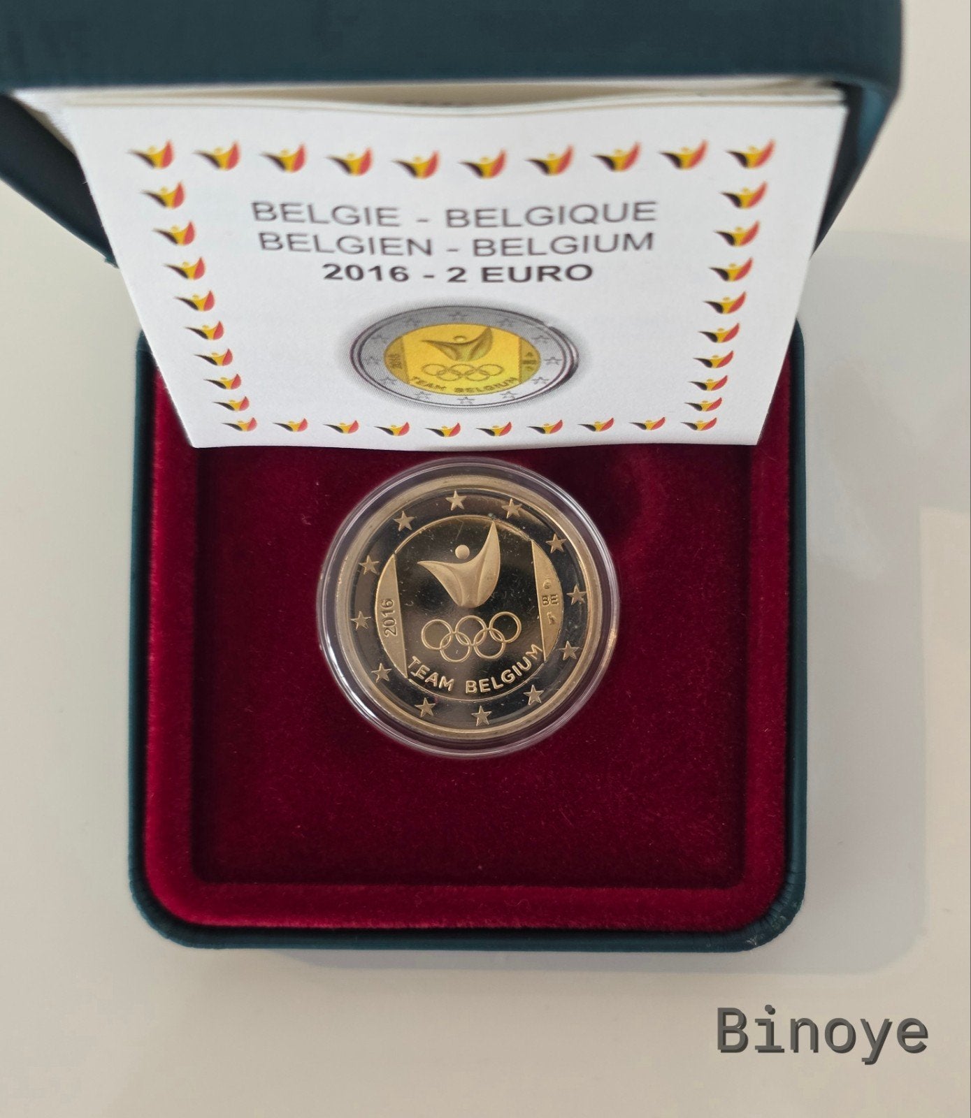 2€ Belgique 2016 Proof – Team Belgium – JO Rio, Timbres & Monnaies, Monnaies | Europe | Monnaies euro, Enlèvement ou Envoi, Belgique