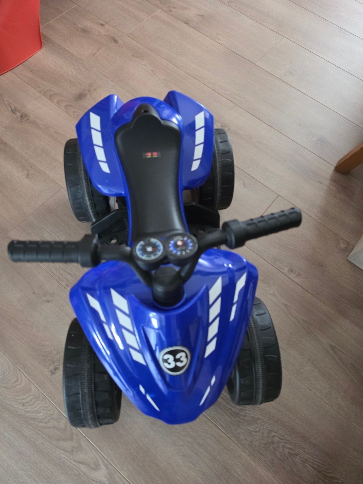 Elektrische kinder quad, Ophalen